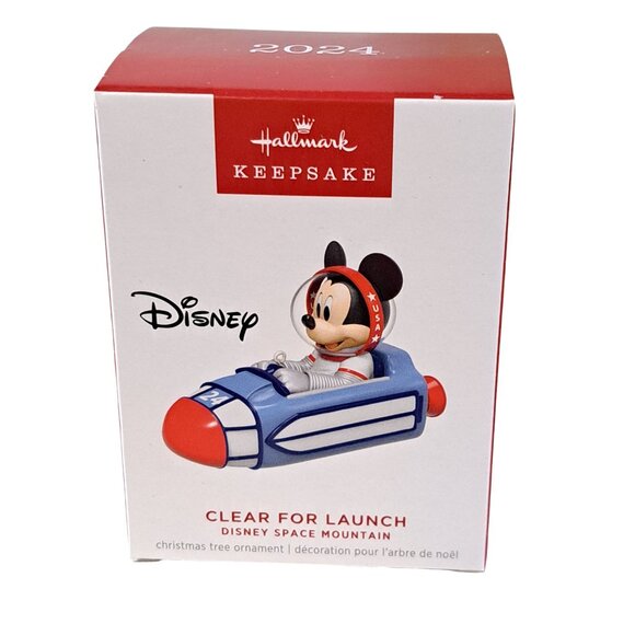 Hallmark Keepsake Ornament 2024 Clear For Launch Disney Space Mountain - Picture 5 of 9